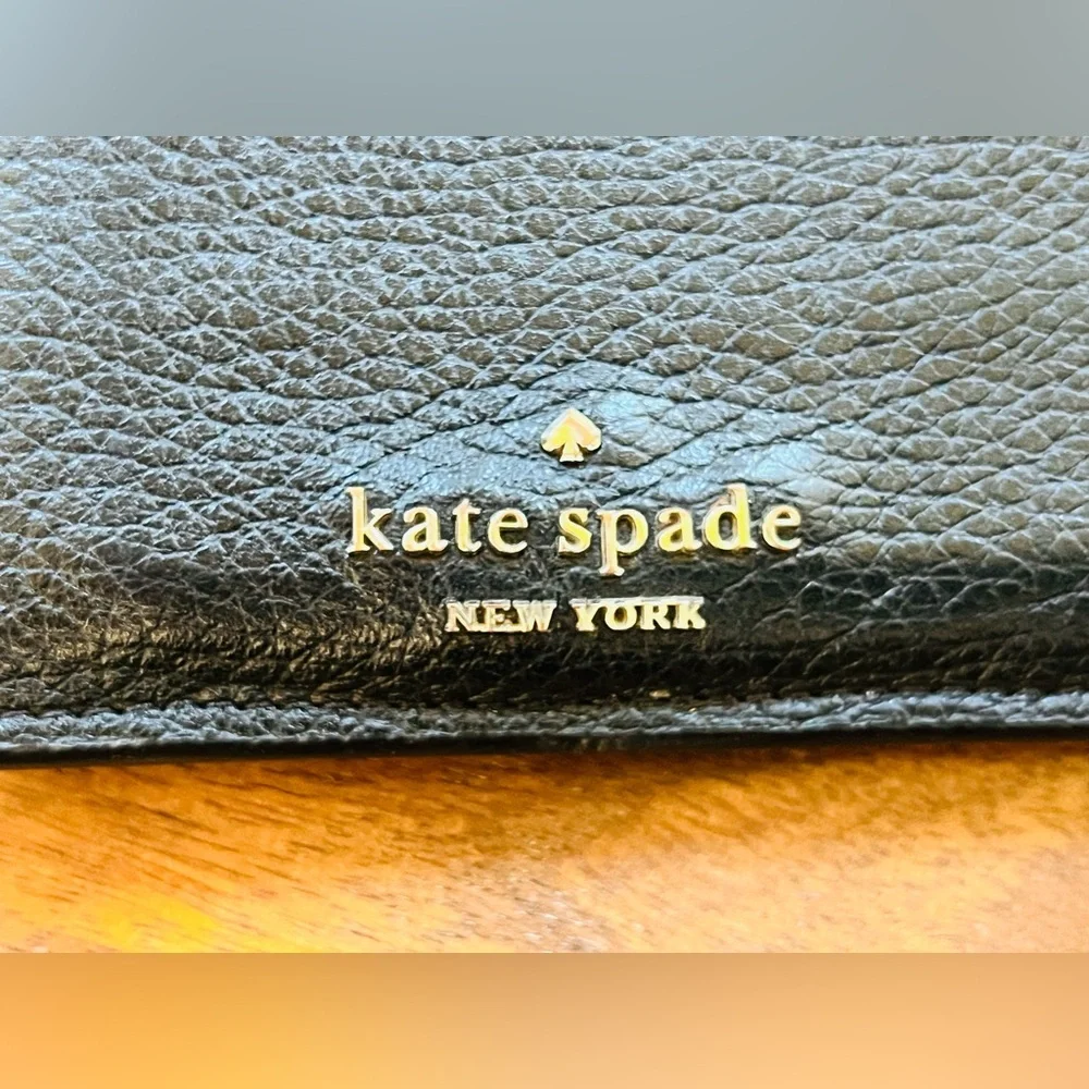 Kate Spade Black Textured Leather Accessory - Picture 2 of 5